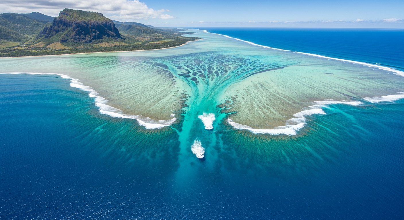 Helicopter Tours of Underwater Waterfall